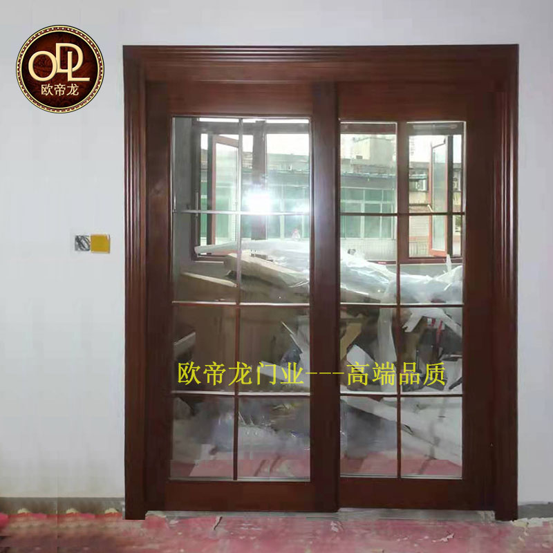 廚房橡木門雙推拉玻璃實木門多少錢一方？廚房沙比利吊趟門多少錢一套