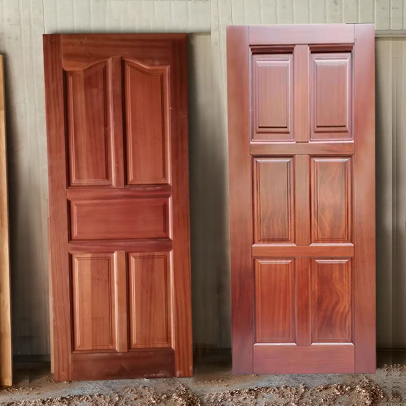 家裝選實木門6格沙比利原木門經典款耐看嗎